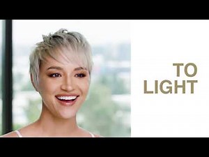 Blonde Ambitions: Take A Short Haircut From Super-Dark To Super-Light With This Pixie Technique