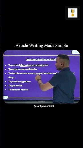 Article Writing Class 12 English | Step-by-Step Guide - Rankplus