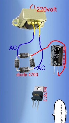 220 volt ac convert 12 volt circuit ac to convert DC# electric diagram