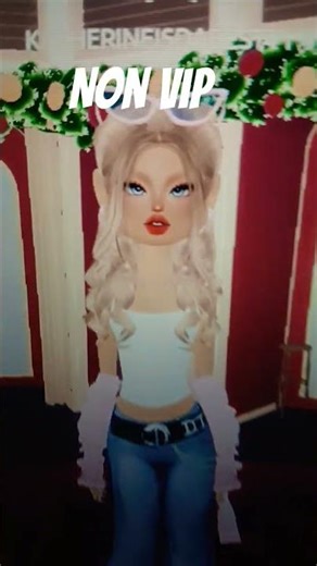 VIP VS NON VIP ( DTI ) #roblox #dti #fun