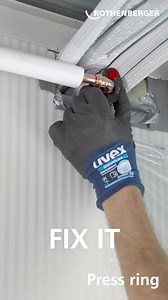 🇬🇧 Click it, fix it, press it - with our press rings only 3 steps are needed to press pipes in difficult areas! 🇩🇪 Anklicken, fixieren, verpressen - mit unseren Pressringen sind nur 3 Schritte nötig, um Rohre an schwierigen Stellen zu verpressen! #rothenberger #pressdontstress #pressmachine #pressring #plumbing #shk #handools #lovefortools #toolsofthetrade #toolporn #plumbinglife #plumbers | ROTHENBERGER