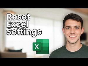 How To Reset Microsoft Excel To Default Settings (Tutorial)