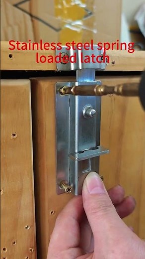 Hardware tool accessories Stainless steel spring loaded latch