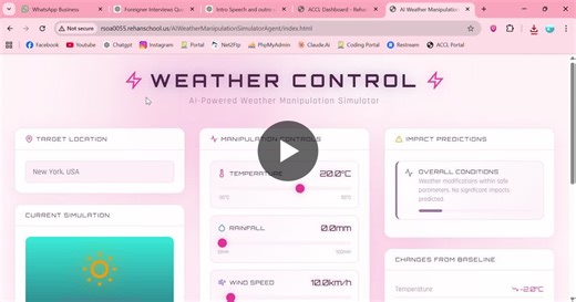 AI Weather Manipulation Simulator Agent Features and Benefits | Mishaal TrainingWali posted on the topic | LinkedIn