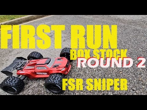 FSR Sniper / FTX Crossbow 1/10 First Run - GPS Top Speed Runs - Parking Lot Bash - Then MORE POWER!