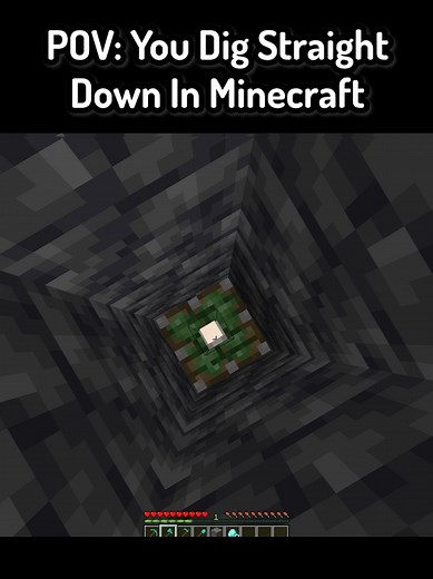 Digging Straight Down in Minecraft: A Guide