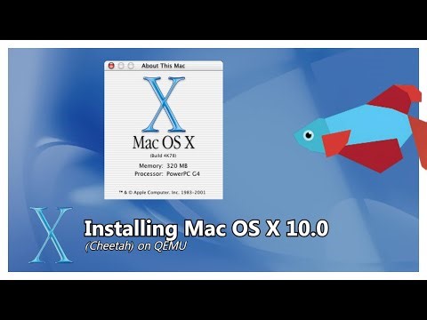Installing Mac OS X 10.0 Cheetah on QEMU