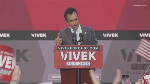 Vivek Ramaswamy announces 2026 campaign for Ohio governor