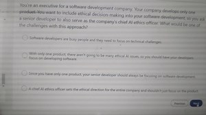 You're an executive for a software development company. Your co... | Filo