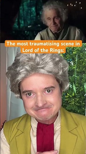 Lord of the Rings HORROR SCENE 😭 #shorts #bilbo #frodo #lordoftherings #lotr #hobbit