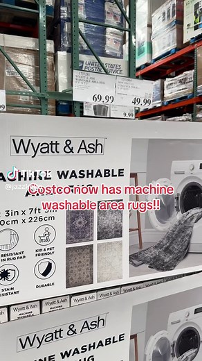 Costco Machine Washable Area Rugs in 4 Colors and Patterns