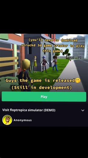 App name: Struckd 3d game creator