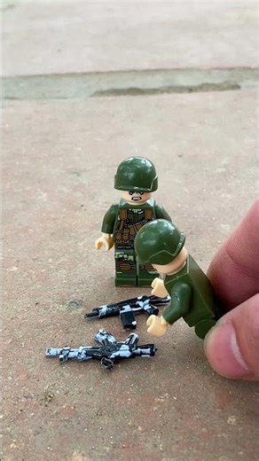 LEGO Army Soldier: Guns Build #shorts #lego #army #comedy