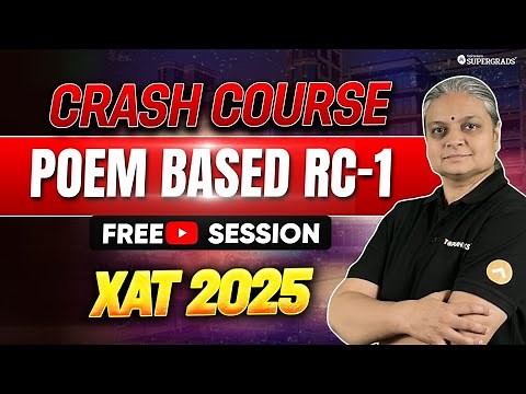 Poem-Based RC - XAT 2025 Crash Course | Verbal Ability for XAT Exam | XAT 2025 Preparation