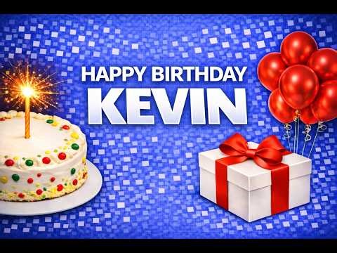 Happy Birthday Kevin 🎂 | Birthday Song for Kevin | Happy Birthday to Kevin | Rock Version