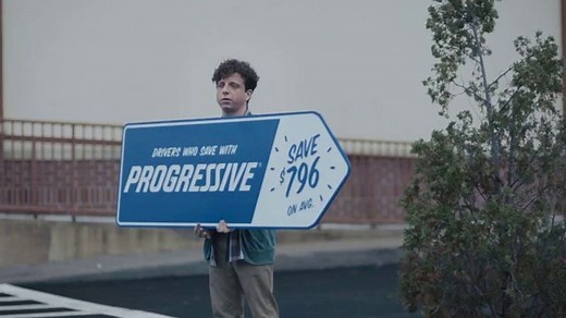 Progressive TV Spot, 'Sign Spinner: Competitor'