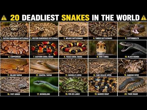 World’s Deadliest Snakes Explained in 5 Minutes 🐍
