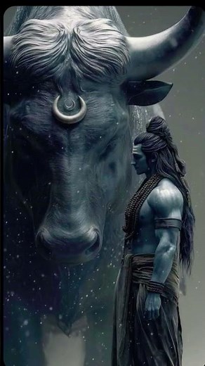 Mahadev & Nandi Divine Power 🕉️🔥 | Lord Shiva Ultra HD 4K Wallpaper | Spiritual Vibes