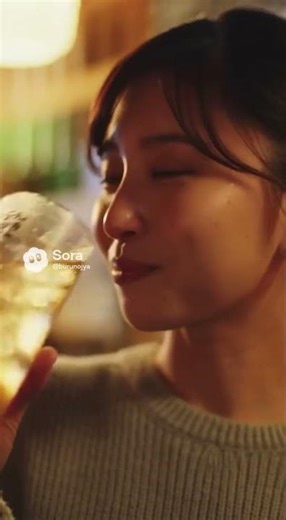 The sound of glasses clinking together in a toast #sora2