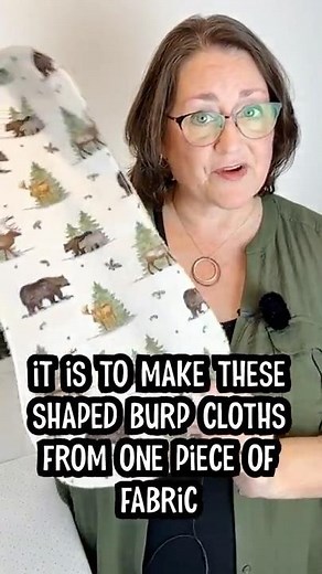 Sewing for Baby Ideas - Shaped Burp Cloths