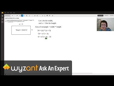 Finding Length and Width with Quadratic Equations