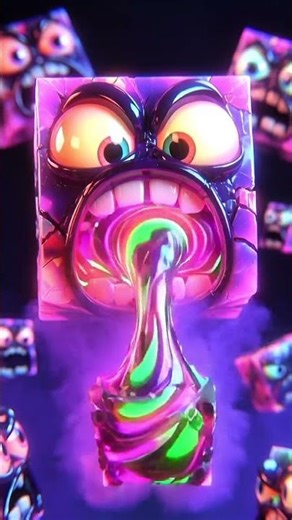 The Neon Cube Swarm Has Awakened