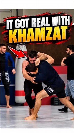 🔥Things Got HEATED FAST With Khamzat #khamzatchimaev #ufc #mma #fighting #chimaev #grappling