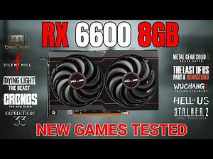 AMD RX 6600: New Games Tested