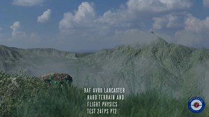 RAF Avro Lancaster - Hard terrain CGI test Pt 2 | SpitfireCGI