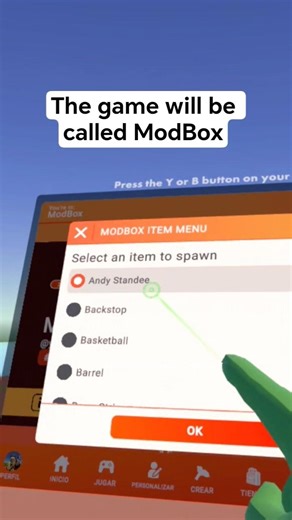 ModBox Devlog Day 1 #shorts #recroom #vr #devlog