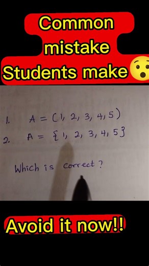 "Which one is correct — 1 or 2?🤔”#maths #mathtricks #settheory#students #studyhelp #education