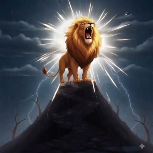 The Lion Who Spoke to the Sky #minecraft #roblox #animation #lion #shorts