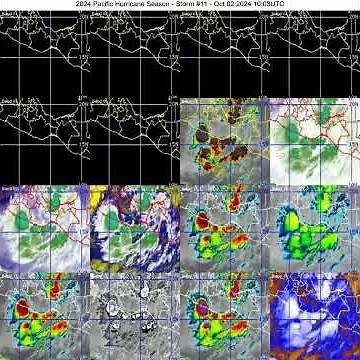 2024 Pacific Hurricane Season Timelapse: Tracked Storm #11