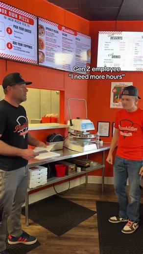 Gen Z employees might as well just tell management when THEY DO wanna work🤨 #pizzabilities #genz #employees #funny #joke