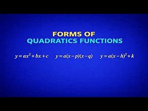 Quadratic Functions Explained: Standard, Vertex & Factored Form
