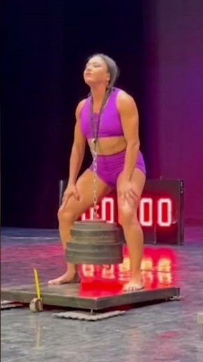 HEAVIEST weight lifted with the hair!