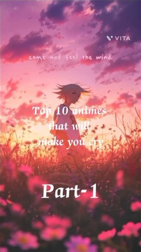 top 5 saddest anime that will make you cry #anime #beststoryline #saddest