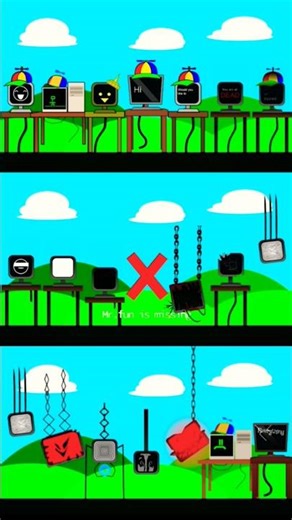 Incredibox Sprunki Mr. Fun Computer All Phases 🔥 Battle Song 🎼🥁 #incredibox #sprunki #duomix #shorts