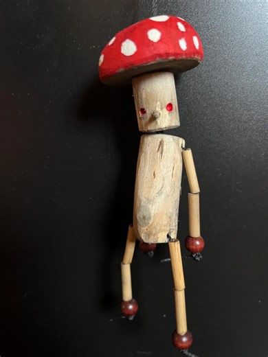 Poppet: Hancrafted Journey Guardian Amulet - Amanita Mushroom - Etsy
