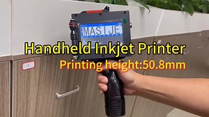 Handheld 50mm Large Font Coding Machine Inkjet Printers Provided Automatic Label Print Color Inkjet Printers Hand Held Full C