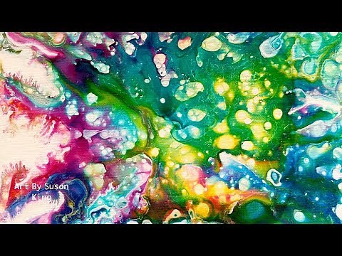 (115) Acrylic Ink Fluid Painting Technique