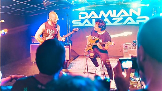 26K views · 997 reactions | Pascal Vigne - Damian Salazar -   - Amazing Guitar Jam It was great to enjoy this amazing French talent: Pascal Vigne is a wonderful person and a great guitarist ? we didn't have time to rehearse, all this was was a 2 guitar improvisation on a melodic backing track. The concert was at Cherrydone; a fabulous French Club located in Marseille. | Damian Salazar | Facebook