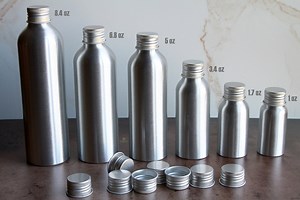 Aluminum Bottle With Cap | UV Coating | Capacity: 3.4oz • 5oz • 6.8oz - Etsy