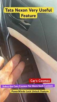 Tata Nexon Power Window Feature | How To Controle Power Window From Single Button