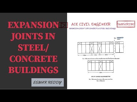 EXPANSION JOINTS IN BUILDINGS | IS 456 | IS 800 | CIVIL ENGINEERING