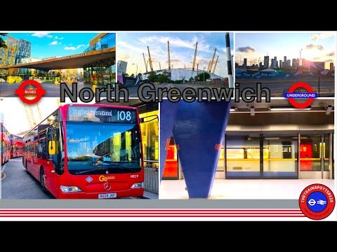 Tube and Bus Action at North Greenwich Station - London Underground (20/06/2023)