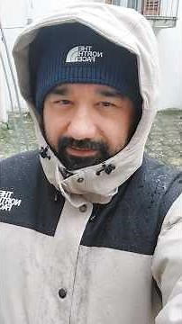 The North Face Mountain Down Jacket w.s. 2026 | Try-on test under the rainfall #thenorthface