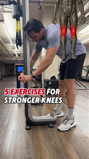 5 Exercises For Stronger Knees! Perform each 2 sets daily. #knee #knees #kneepain #kneepainrelief #kneeinjury