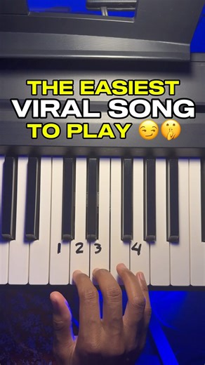 👆🏻The viral TikTok song of 2025😏 #pianotutorial #piano #pianomusic #shorts #music #tiktokvideos