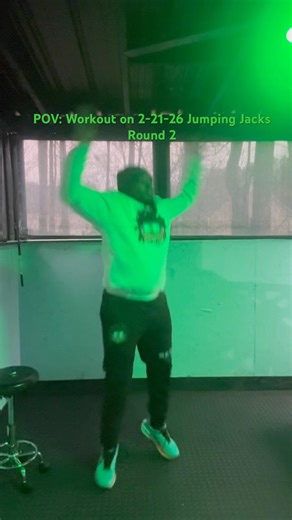 POV: Workout on 2-21-26 Jumping Jacks Round 2 #shorts #pov #viralshorts #youtubeshorts #fyp #workout
